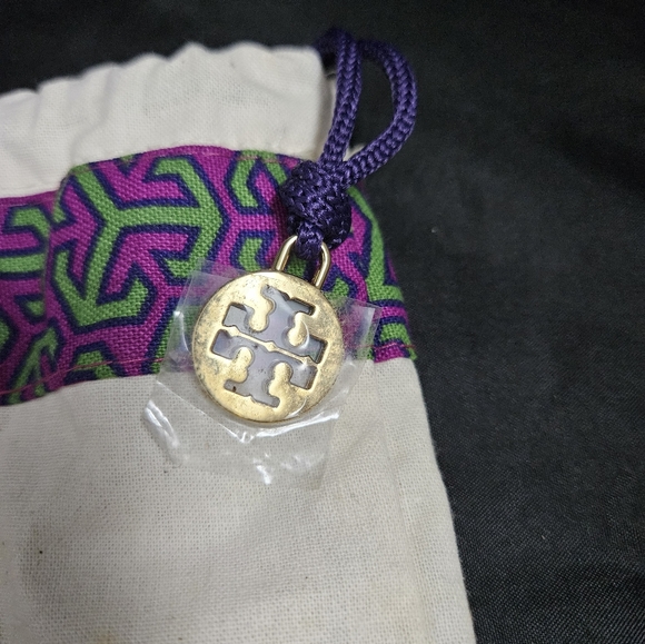 Tory Burch Womens 7.5 M Reva beige tan brown crochet ballet flats and Dust Bag - Picture 10 of 10